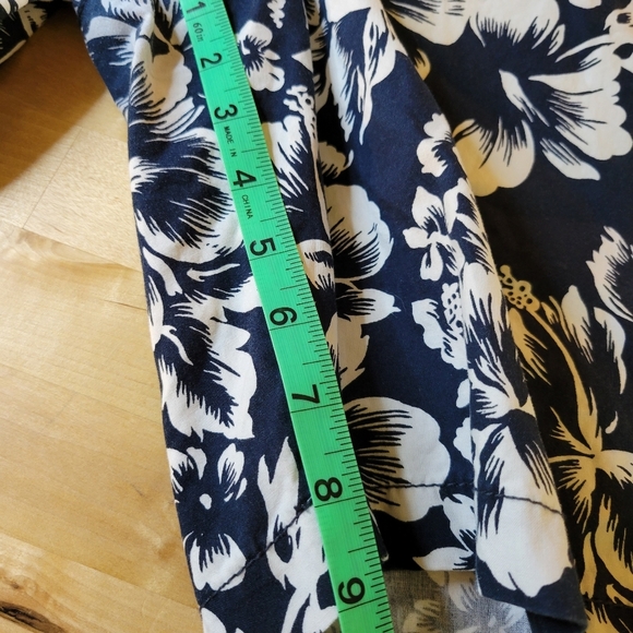 Original Penguin Men's Exploded Hibiscus Short DarkNavy White  Shorts Size 36 - Picture 6 of 13